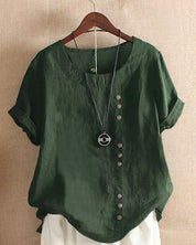 Bequem Kurzarm Bluse