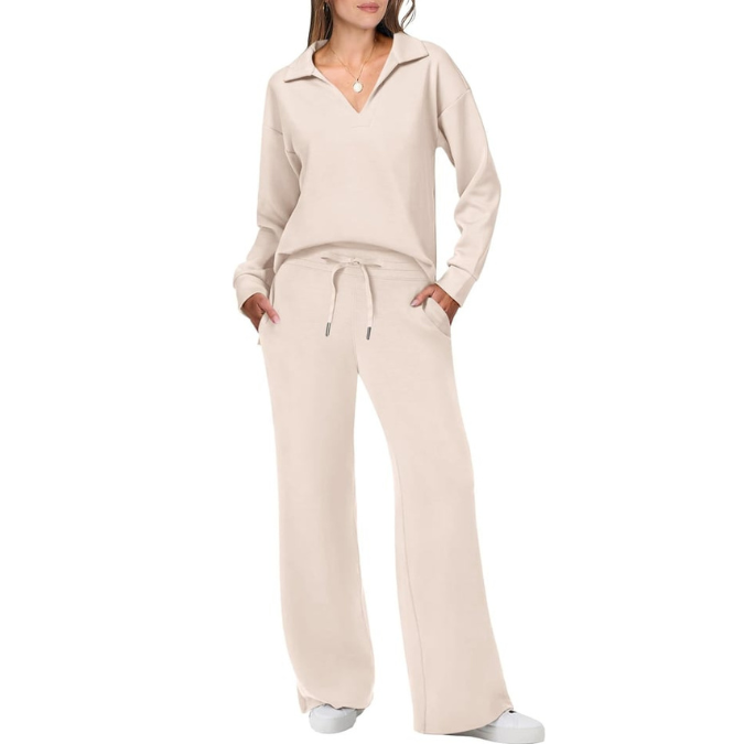 Trainingsanzug Pullover und Hose Lounge Set