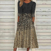 Midikleid mit halben Ärmeln
