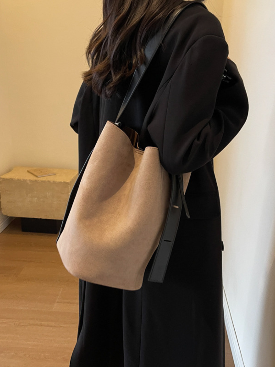 Stilvolle Eimertasche Damen
