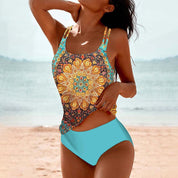 Bedruckte Bademode Bikini Set