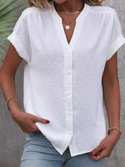 Leichte weiße Bluse