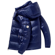 Glänzende Herren Winterjacke