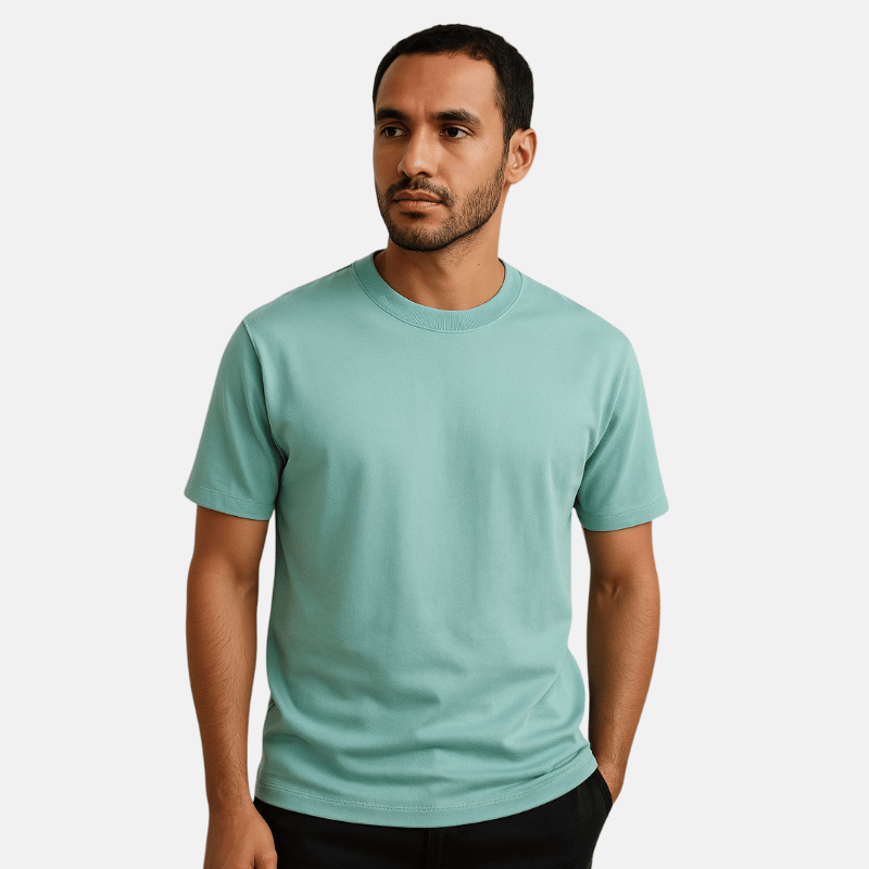 Hochwertiges Rundhals T-Shirt