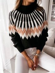 Nordischer Stil Damen Pullover