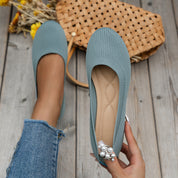 Damen Flache Schlupfschuhe