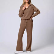 Trainingsanzug Pullover und Hose Lounge Set