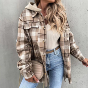 Damen Stylische Warme Lange Jacke