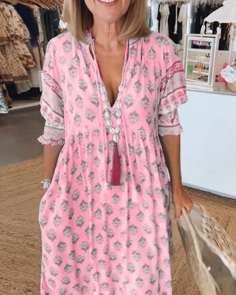 Luftiges Boho Sommerkleid
