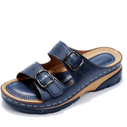 Keilsandalen mit zwei Schnallen