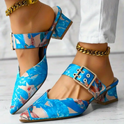 Trendige Bunte Block Heels