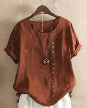 Bequem Kurzarm Bluse