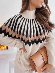 Nordischer Stil Damen Pullover