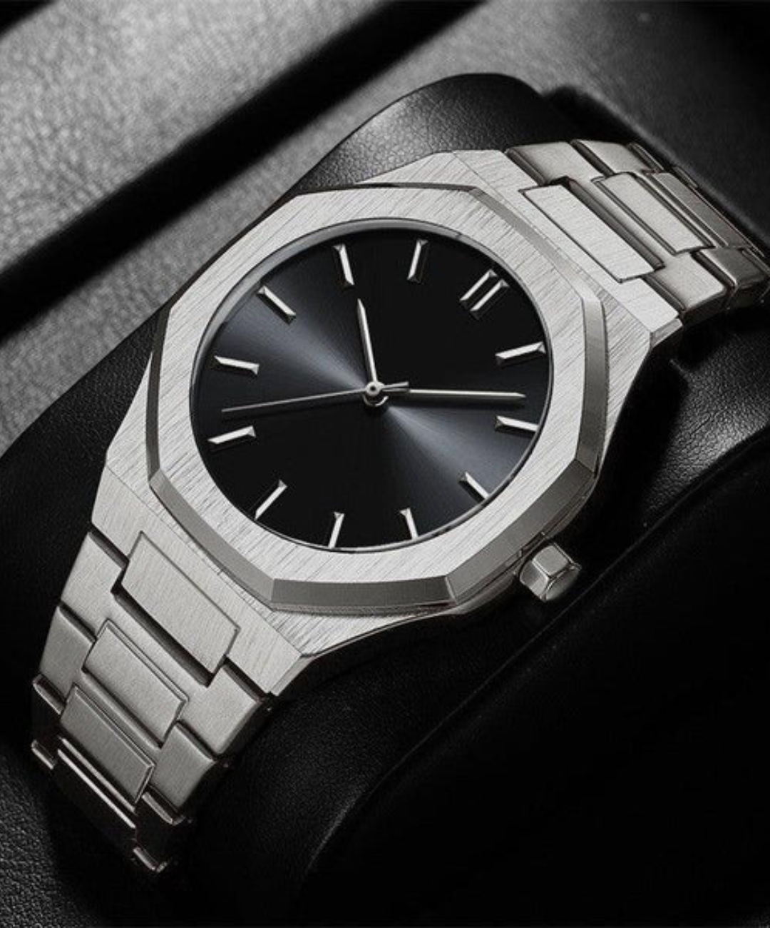 Sand Minimalistische ultradünne Uhr