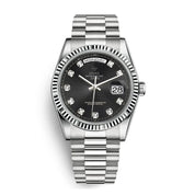 Diamant Edelstahl Armbanduhr Nr. 353