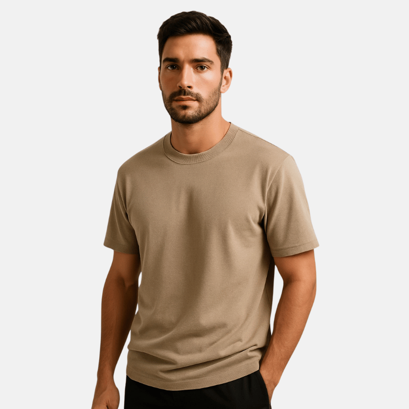 Hochwertiges Rundhals T-Shirt