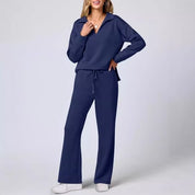 Trainingsanzug Pullover und Hose Lounge Set