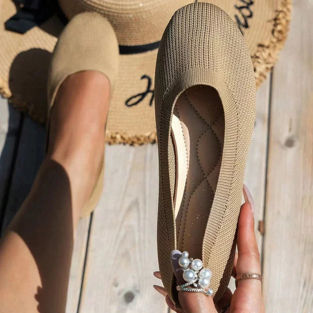Damen Flache Schlupfschuhe