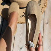 Damen Flache Schlupfschuhe