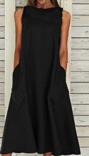 Elegantes Baumwollkleid