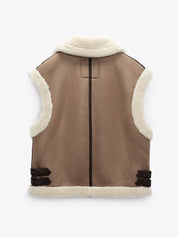 Gefütterte Herbstweste Damen