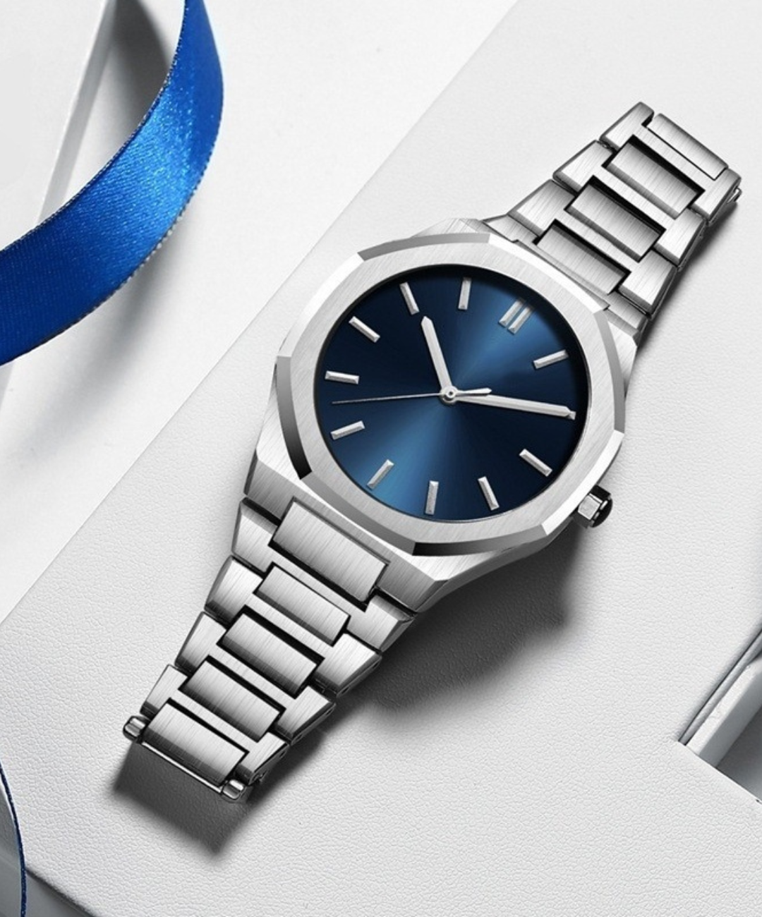 Sand Minimalistische ultradünne Uhr