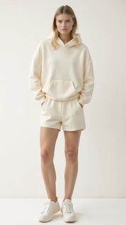 Bequemer bestickter Kapuzenpulli
