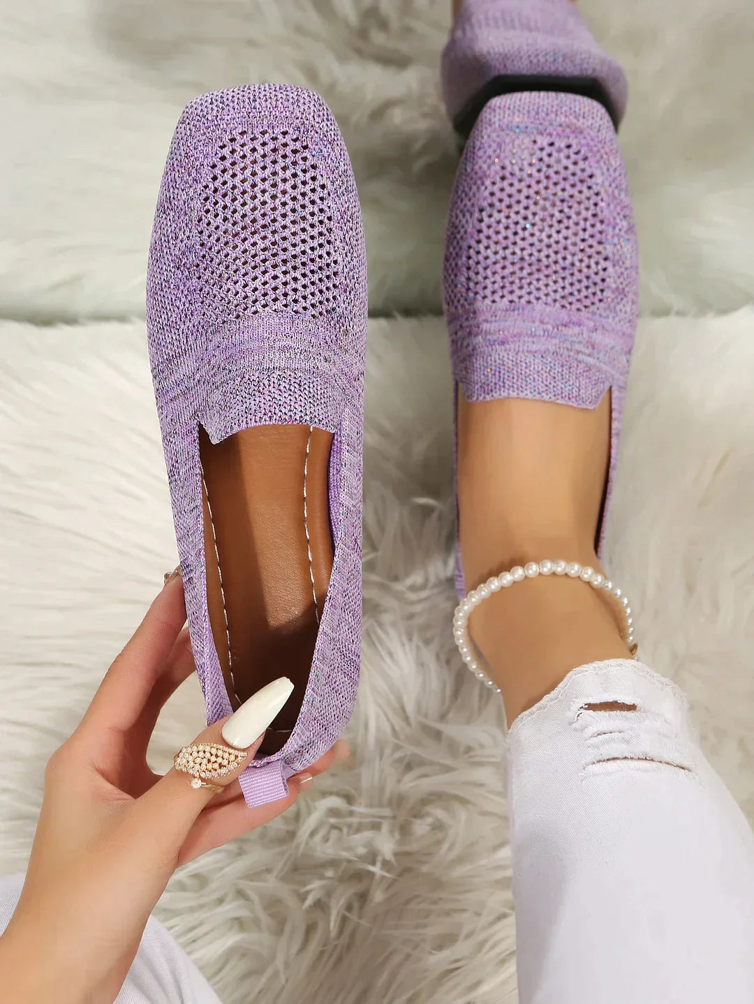 Atmungsaktive Rutschfeste Flatschuhe