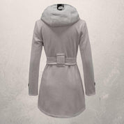 Zweireiher Wintermantel Mit Kapuze