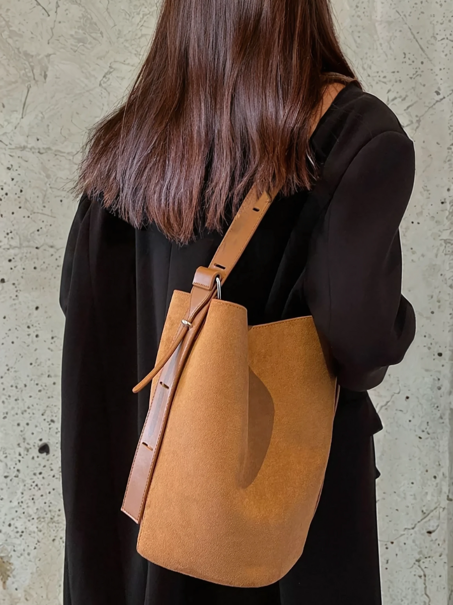 Stilvolle Eimertasche Damen