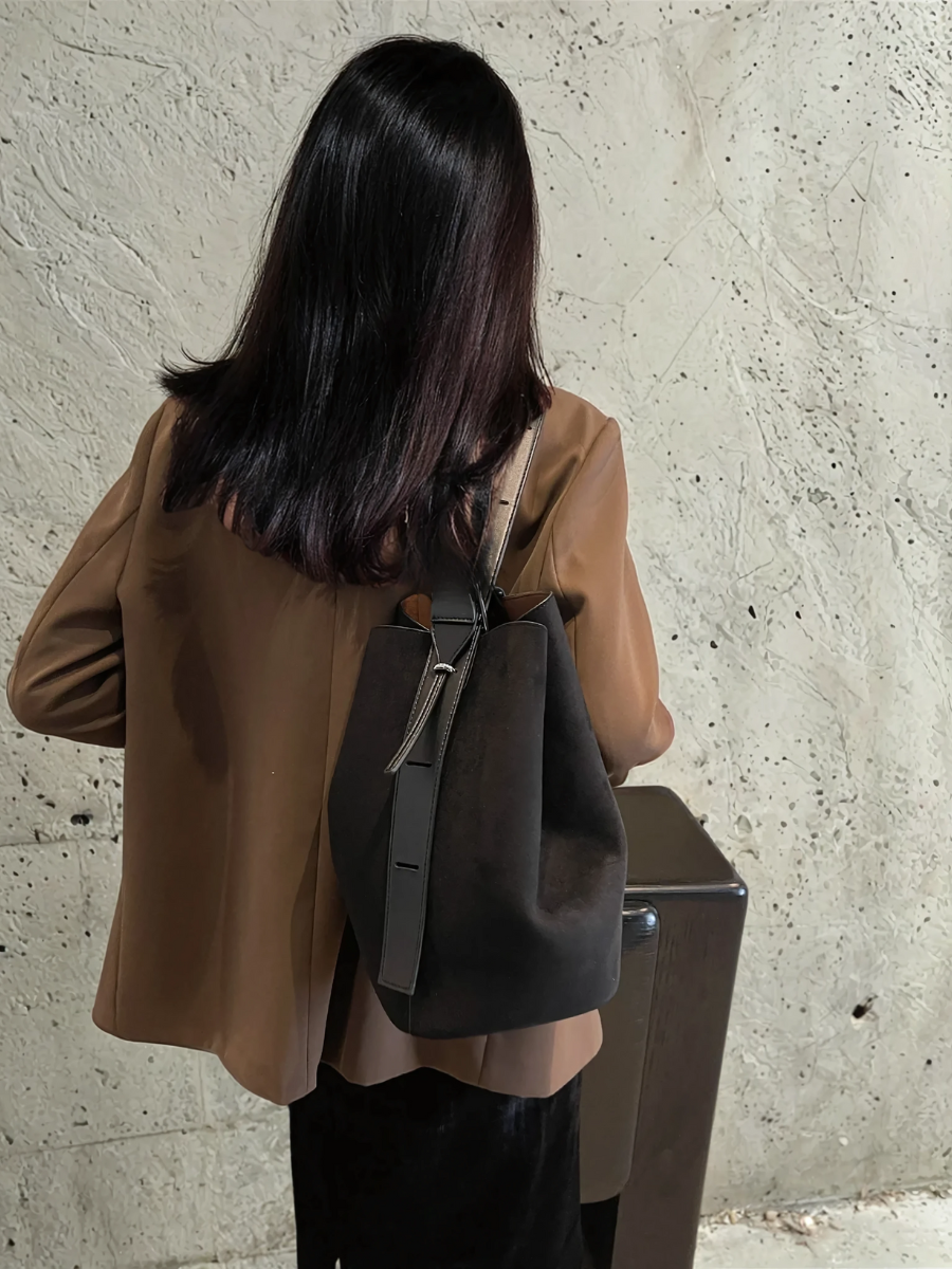 Stilvolle Eimertasche Damen