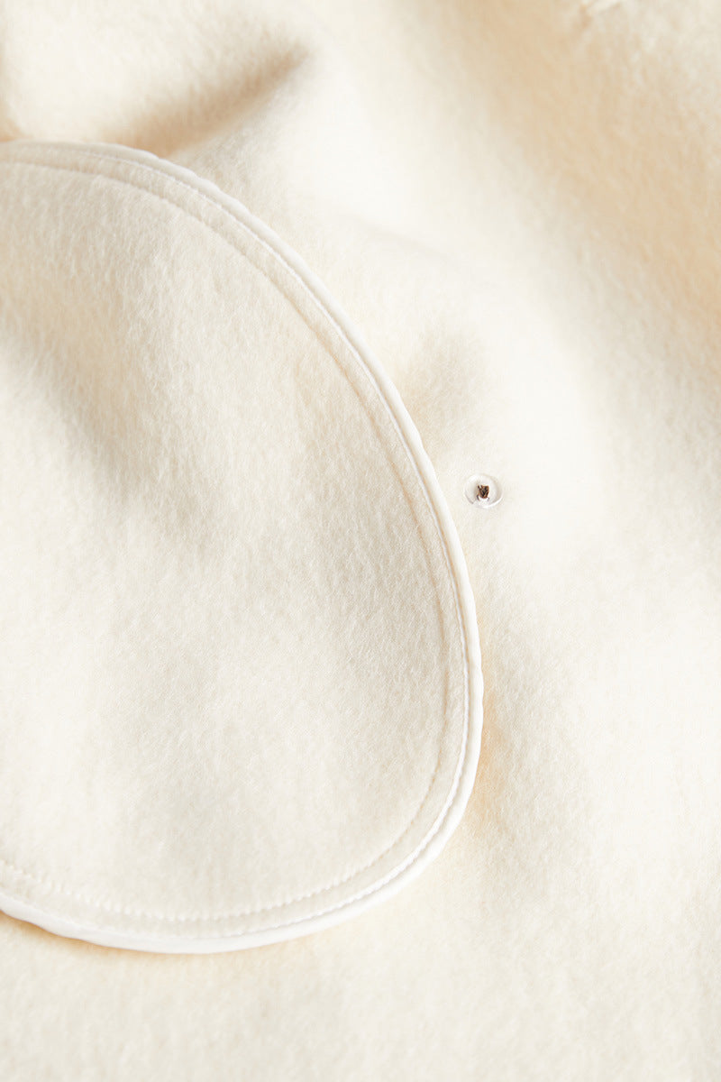 Geknöpfter langer Mantel Damen