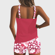 Entspanntes Blumen Tankini Set