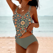 Bedruckte Bademode Bikini Set