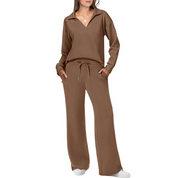 Trainingsanzug Pullover und Hose Lounge Set
