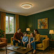 Dimmbare Skandi LED Deckenleuchte