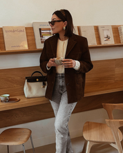 Klassischer Wildleder Blazer für Damen