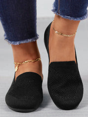 Atmungsaktive Flache Schlupfschuhe