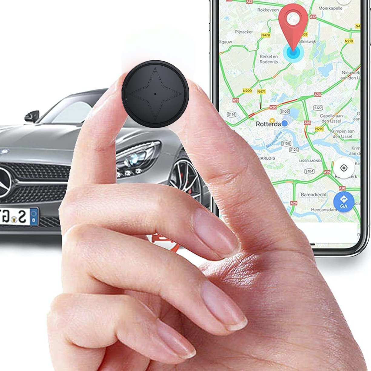 Gps Tracker, magnet Mini Gps Locator Anti-thief Gps Tracker