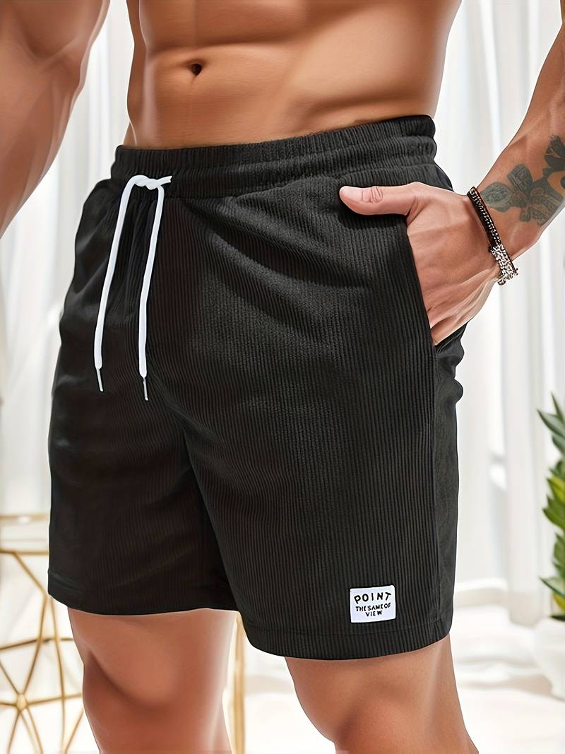Lässige Herren Cord-Shorts