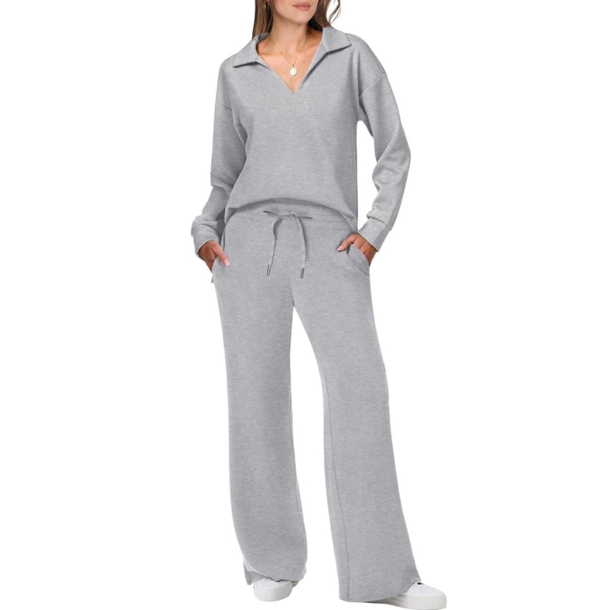Trainingsanzug Pullover und Hose Lounge Set