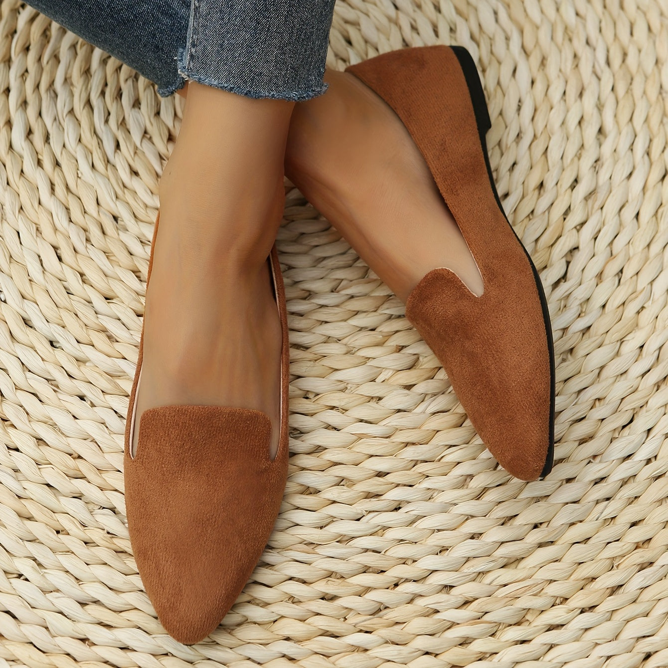 Ballerina Stil Flache Schuhe
