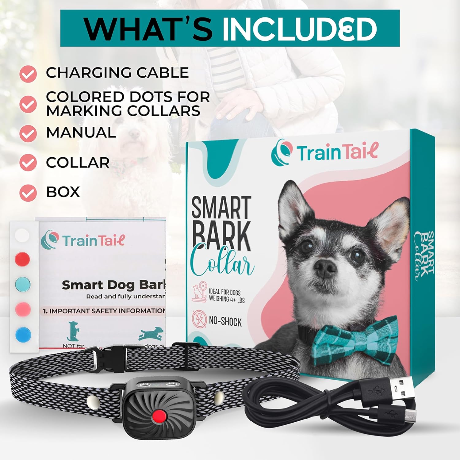 Antibellhalsband für kleine Hunde