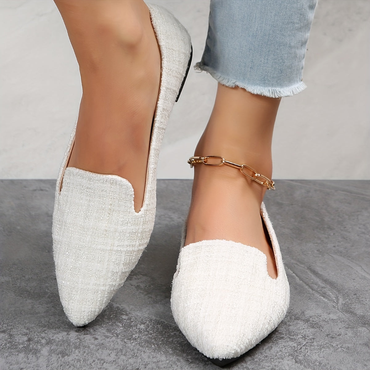 Ballerina Stil Flache Schuhe