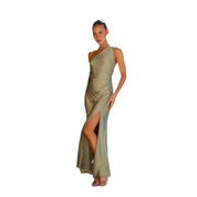 One Shoulder Hochzeitsgastkleid