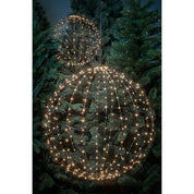LILLASO Weihnachtliche Lichterkugel