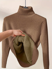 Stilvolle Damen Rollkragenpullover