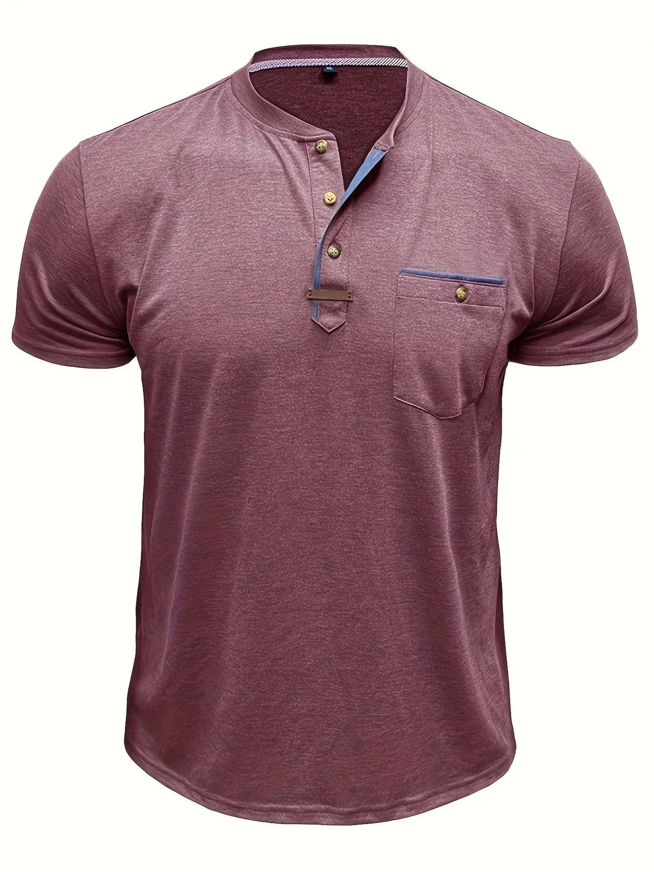 Lässiges T-Shirt mit Brusttasche