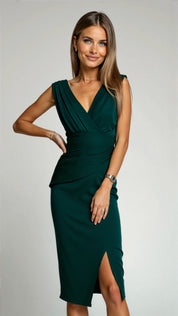 Elegantes Abendkleid mit V-Ausschnitt