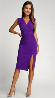 Elegantes Abendkleid mit V-Ausschnitt